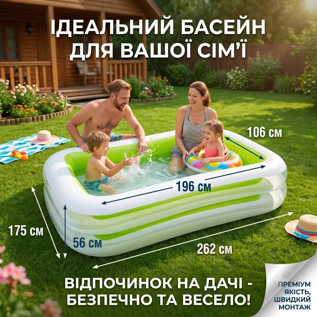 Сімейний басейн Intex